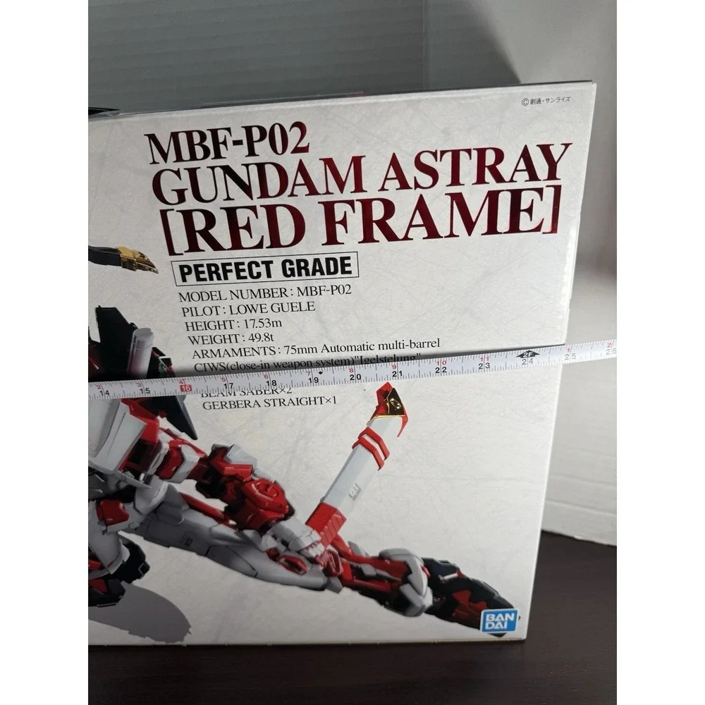 Bandai Perfect‎ Grade 1/60 Scale MBF-P02 Gundam Astray Red Frame Model Kit
